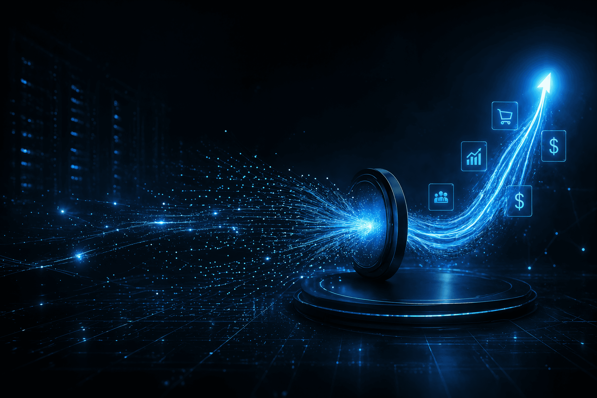 Data streams transforming into scalable value through the Sikrid system